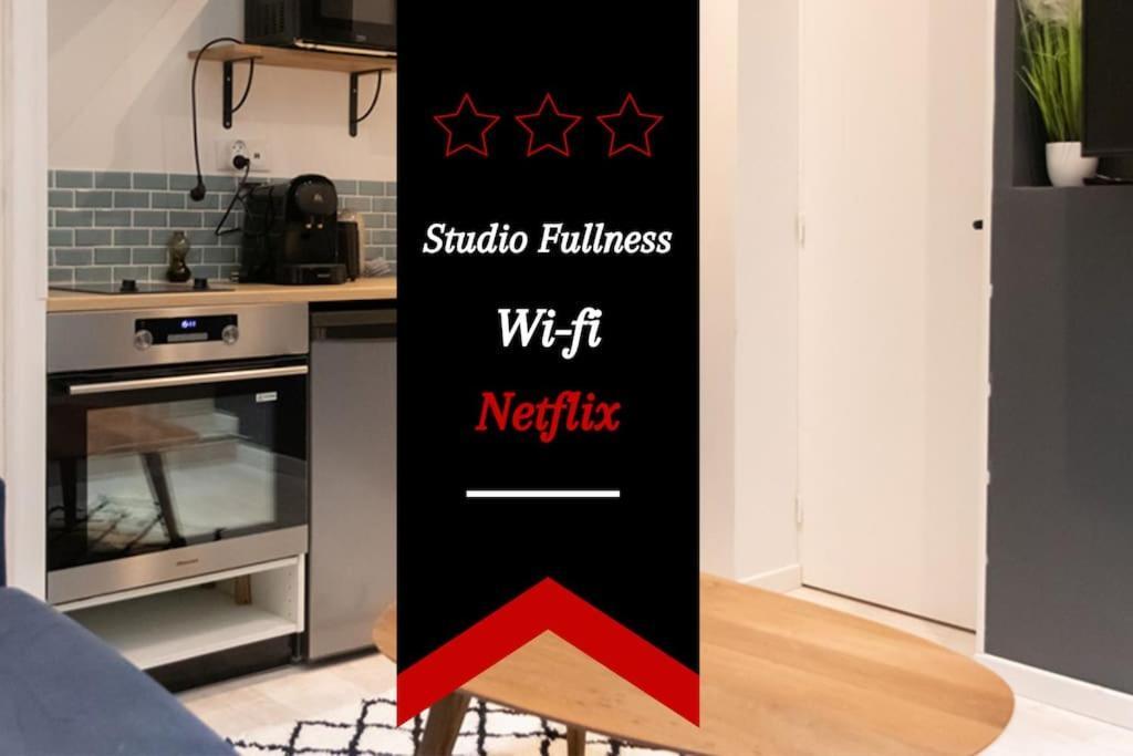Duplex Studio Fullness - Proche Gare - Wifi Amiens Bagian luar foto